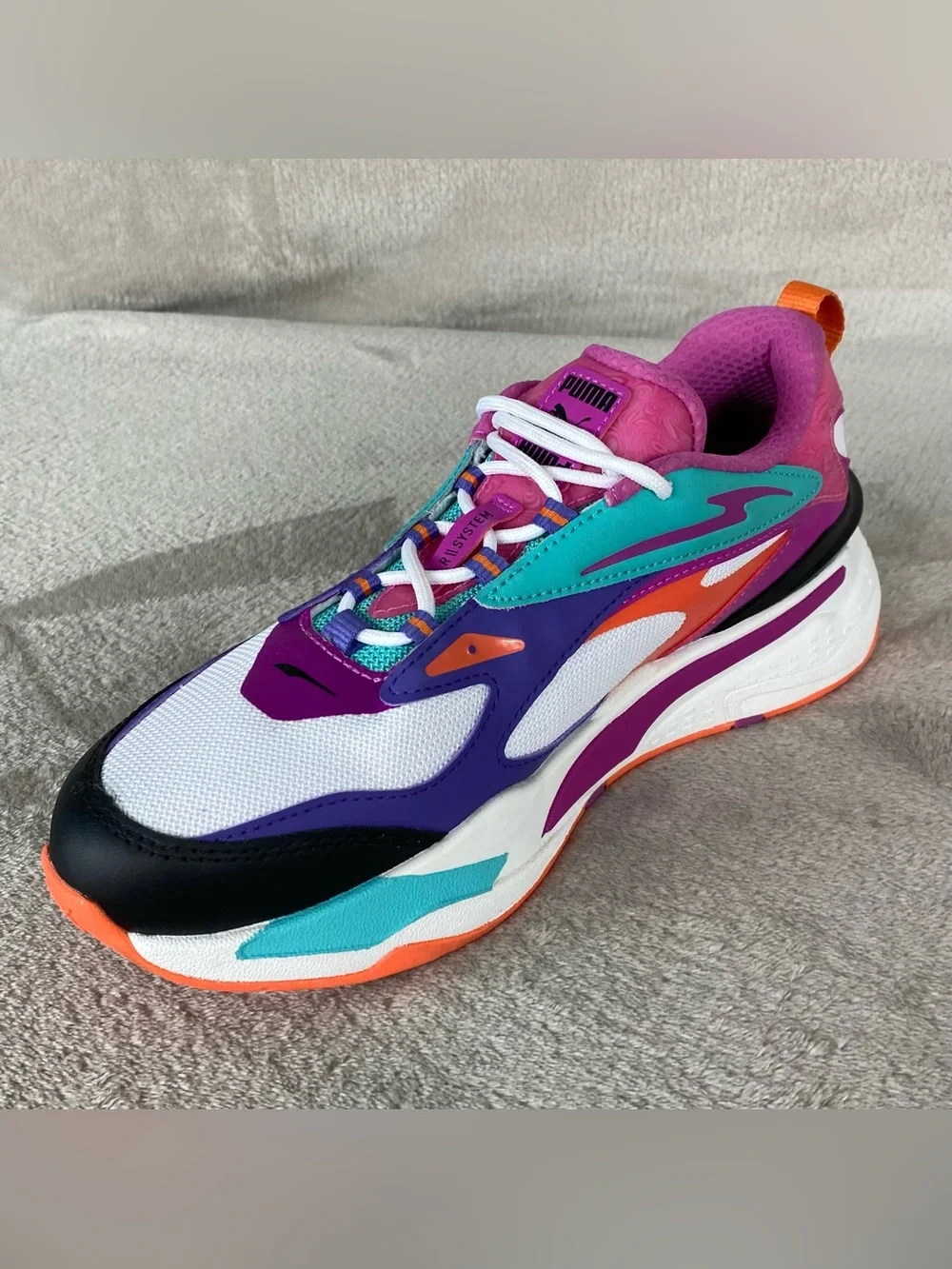 Puma RS Fast Hypnotize Womens Size 10 Pink White Running Shoes Athletic NEW